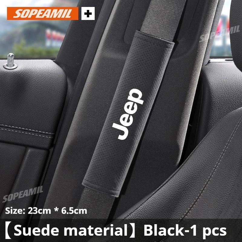 For Jeep Jeep Grand Cherokee Wrangler JK Gladiator Patriot Commander Renegade Compass SRT Trail Hawk Car Seat Belt Protect Sh