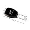 1PCS Car Badge Seat Belt Extension Plug Converter Accessories For Citroen C1 C2 C3 C4 C5 C6 C8 C4L DS3 DS4 DS5 LS DS6 Picasso