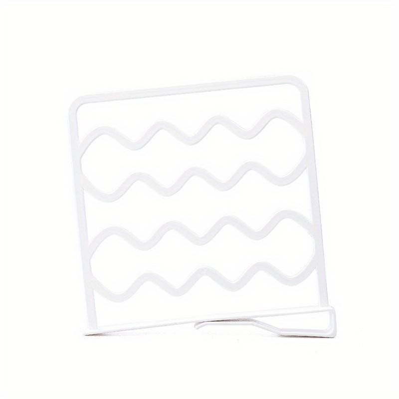 31,5*26,7*3 см, 2 шт., разделители полок для гардероба с крючками, органайзер для одежды и книг с перегородками для экономии места. белый