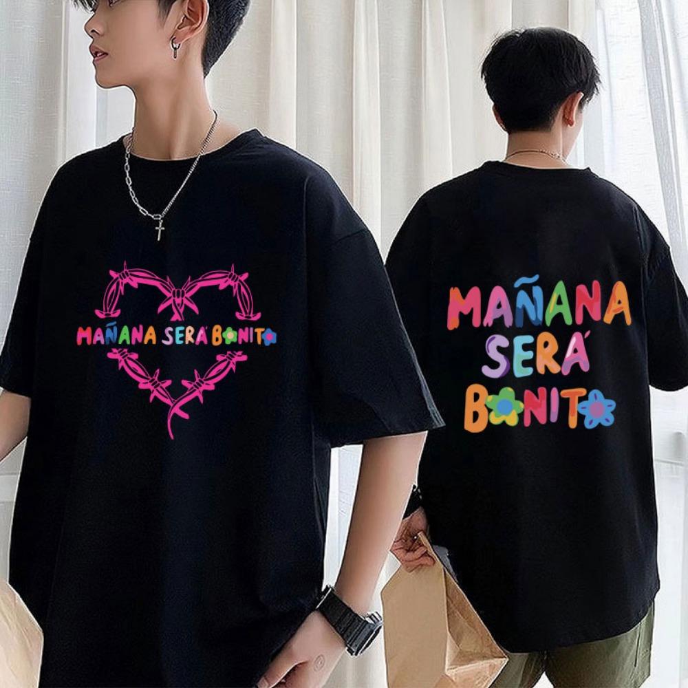 Limted Karol G Manana Sera Bonito T Shirts Fashion Harajuku Hip Hop T-Shirt Unisex Cotton Oversized Tee Shirt