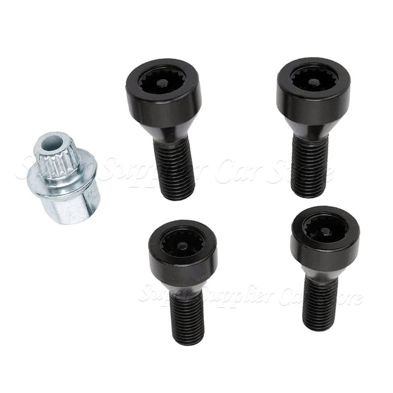New M12x1.5 Car Locking Wheel Bolts Lug Nuts Set For BMW 1/3/5/6/7 Series Z3 Z4 M3 M5 M6 E36 E46 E60 E61 E81 E87 E90 36136786419