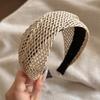 Elegant Wide Brim Hair Hoop Bohemian Style Hair Band High Quality Cross Knotted Headband  for Women