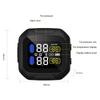Wireless Motorcycle TPMS Tire Pressure Monitoring System Motor Tyre  LCD Display With Internal or External TH/WI Sensors