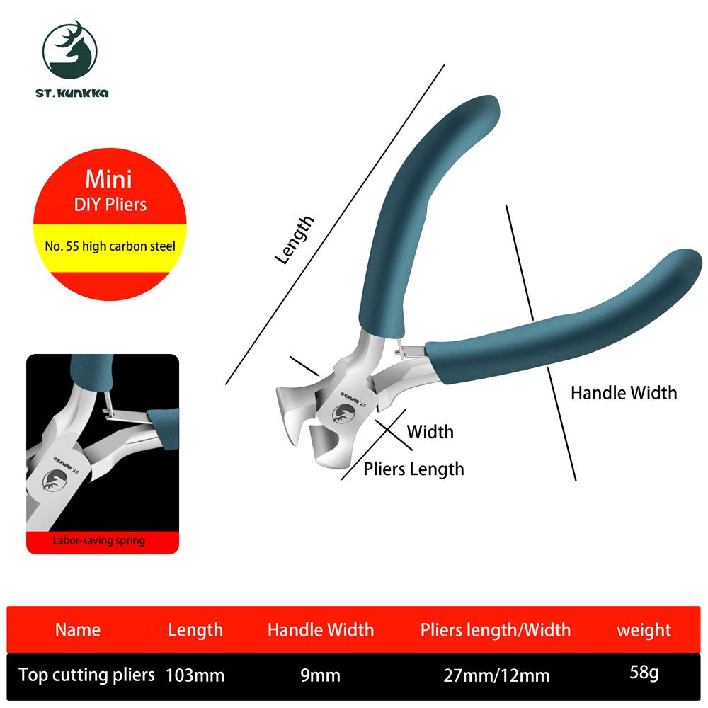 St.kunkka Customized High Quality Jewelry Making Pilers Needle Round Nose Cutting Wire Pliers for Jewelry Repair Tools