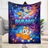 Halloween Friends Trick-or-treat Customize Your Name Blanket Gift Customizable Blanket Warmthful Decor Throw For Seaside Couch Livingroom Bedding