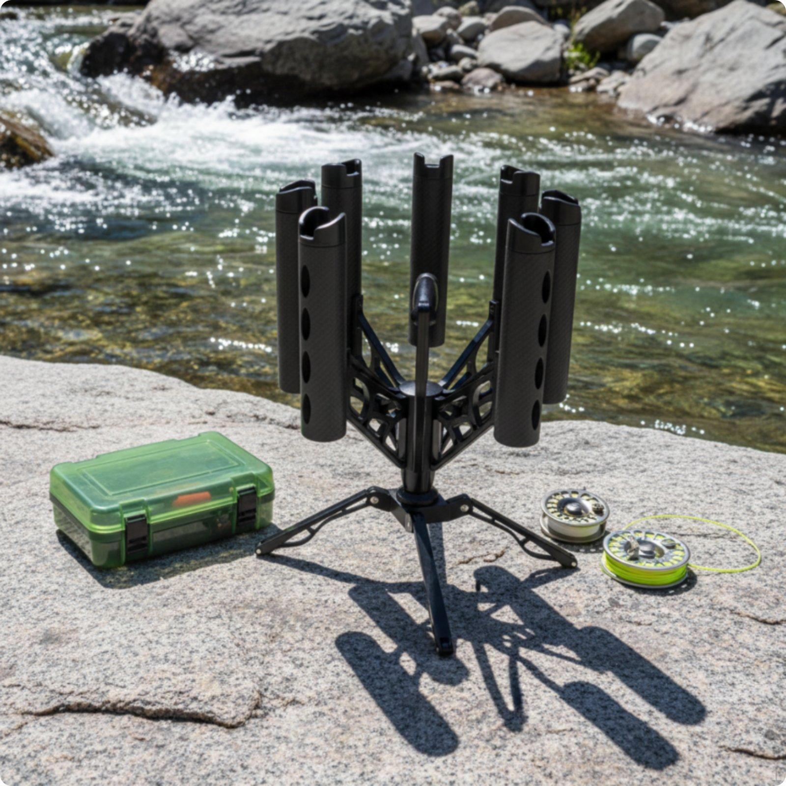 Rotating Fishing Rod Stand Multifunctional Carbon