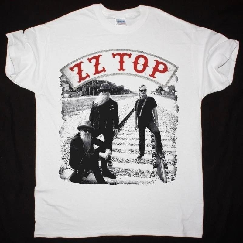 Rare ZZ Top Band Graphic Cotton Shirt Unisex COncert S-5XL PA995