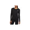 T Shirts Women's Black Crew Neck Moderate Mock Two Piece DJ0954-010
