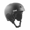 TSG Gravity Asiatisk Enfärgad Satäng Snowboard-/Skidhjälm, Passform, - Svart, L/XL (Asiatisk passform)