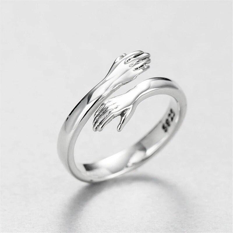 Cute Women Men Simple Design Rings Vintage Owl Frog Smiling Ring For Woman Girl Ancient Silver Color Retro Punk Jewelry Gift