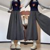 Glutinous Rice Bud Culottes Women's New Autumn High Waist Drape Skirt Slim Small Lantern Wide-leg Pants