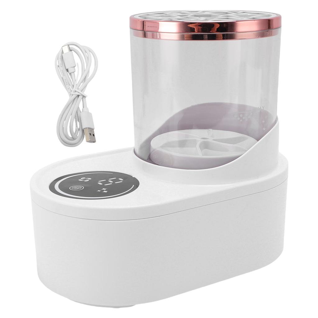 Electric Makeup Brush Cleaner USB Powered Automatic Brush Washer Machine 5 Minutes Time 850RPM