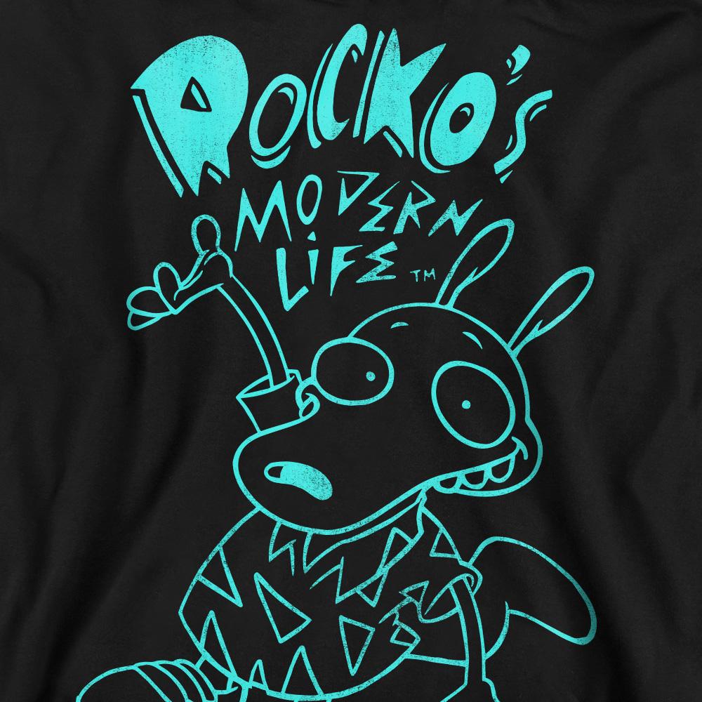 RockoÂ´s Modern Life Unisex Adult Neon Sweatshirt