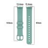 For Fitbit Inspire 3 Silicone Watch Bands Soft Replacement Strap,Size: S