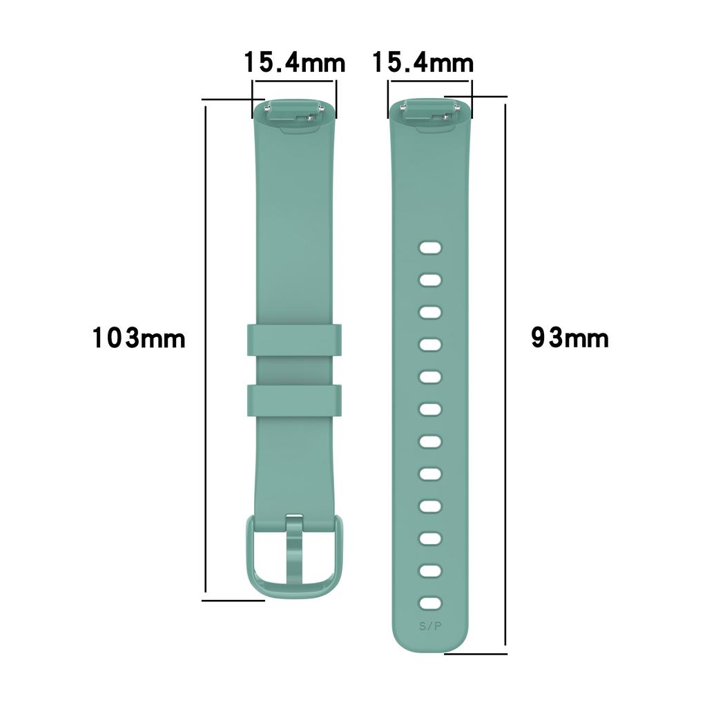 For Fitbit Inspire 3 Silicone Watch Bands Soft Replacement Strap,Size: S