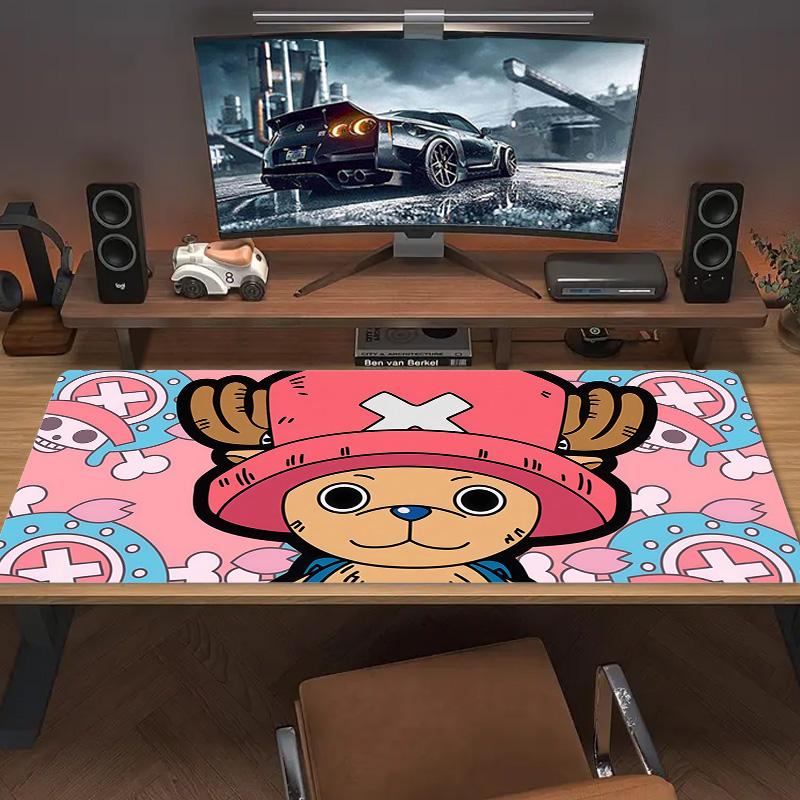 Tony Tony Chopper Print Cushion Non-slip Laptop Tablet Big Mousepad XXL Mat Mini PC Playmat With Lock Edge