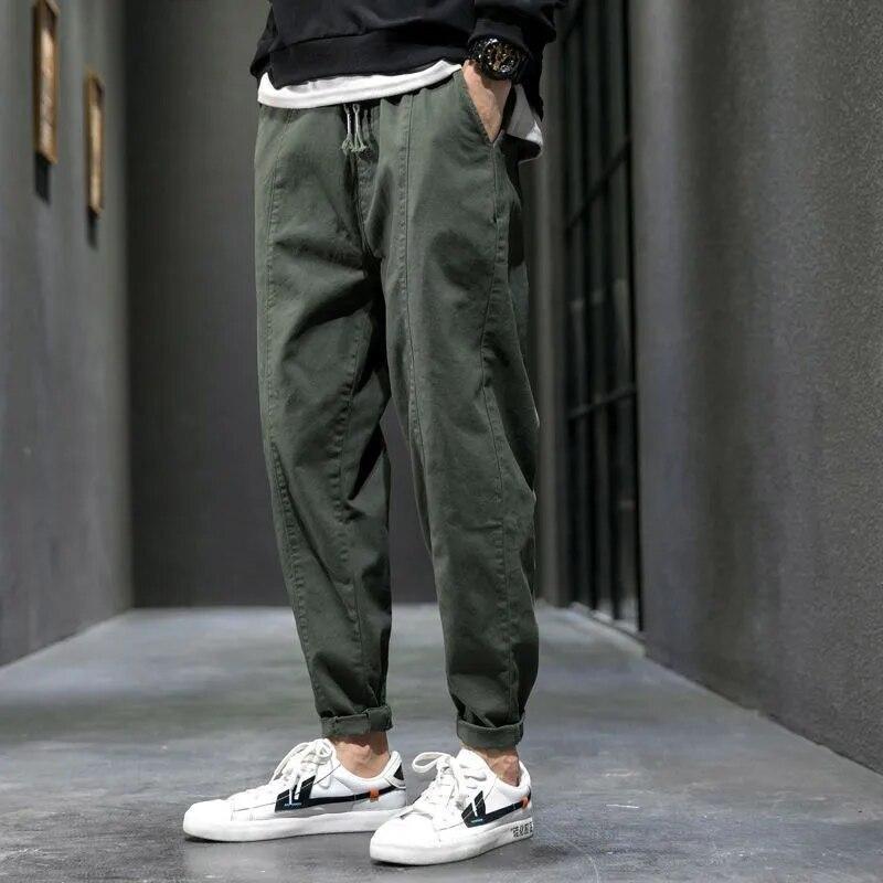 Mann Gerade Bein Lose Beiläufige Männliche Hosen Hip Hop Streetwear Kleidung Frühling Herbst Mode Temperament Koreanische Jeans