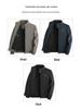 Spring & Autumn Men's Business Casual Stand-Up Collar Jacket - Lightweight, High-End Design for Middle-Aged Elegance