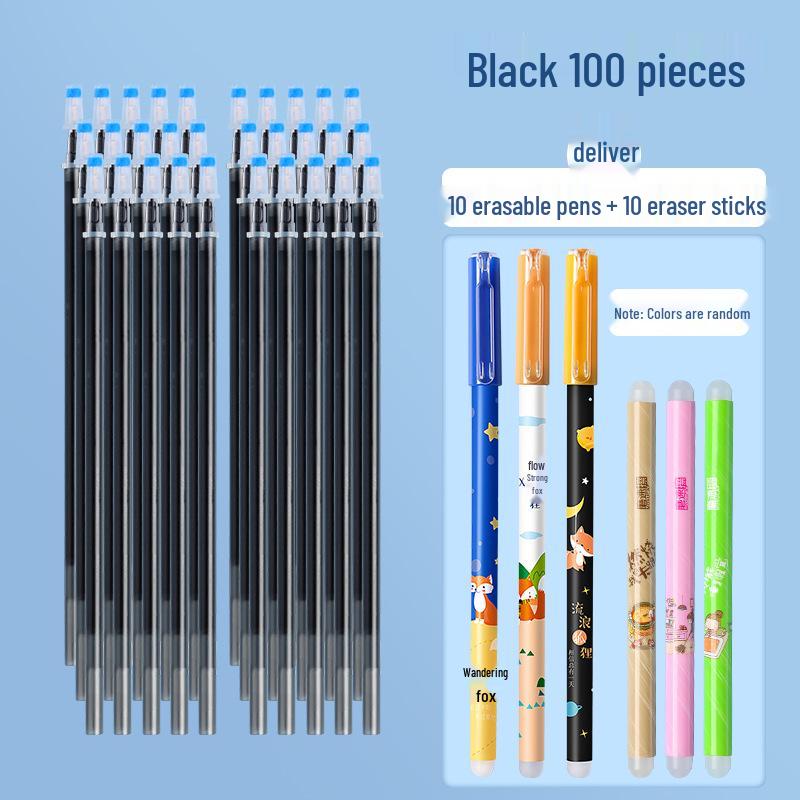 

Термостираємий стрижень для ручки для 3-5 класів, Чарівне чорнило, Ручка Mo Yi Ca, Кришталево-синій/Чорний, 0,5 мм