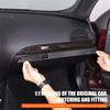 For BMW 6 Series E63 E64 2004-2009 Soft Carbon Fibre Car Center Console Co-pilot Decorative Strips Trim Sticker Accessories