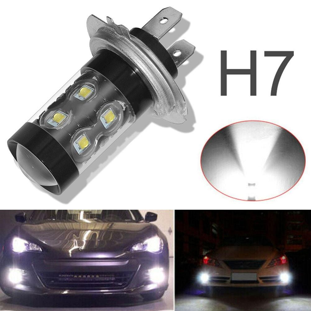 H7 Fog Light Bulbs Light White Light 6000K Aluminum DC 9V-36V