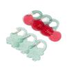 1 Piece Cute Transparent Acrylic Cat Leaf Cherry Hollow Out Climbing Buckle Keychain Sweet Doll Bag Pendant  Accessories
