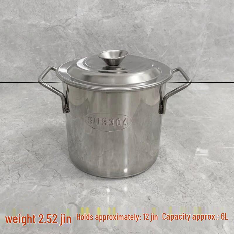 304 Stainless Steel Stock Pot with Lid