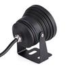 Marine Boat Yacht 10W 12V RGB LED Spot Light Rainproof Lamp with Remote Control Black