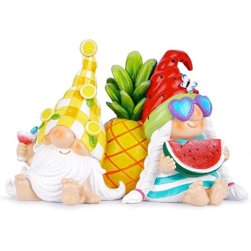 

Hodao Exquisite Pineapple Gnomes Decor - Summer Decorations, Themed Gift - Indoor/Outdoor Ornament - Home Decor - Welcome Summer with Creative Home