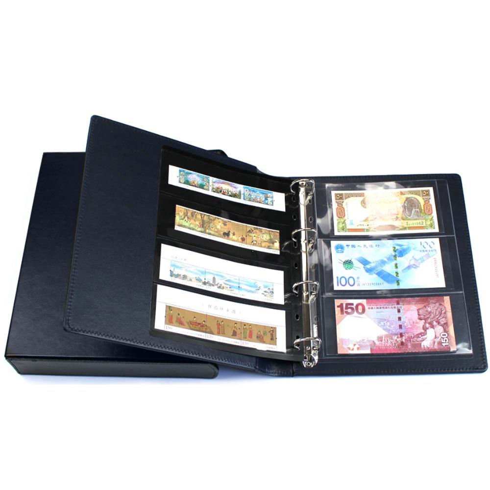 Буклет для коллекции монет Буклет для коллекции марок, Буклет для защиты монет, Буклет для защиты коллекции, Буклет для коллекции монет большой емкости синий