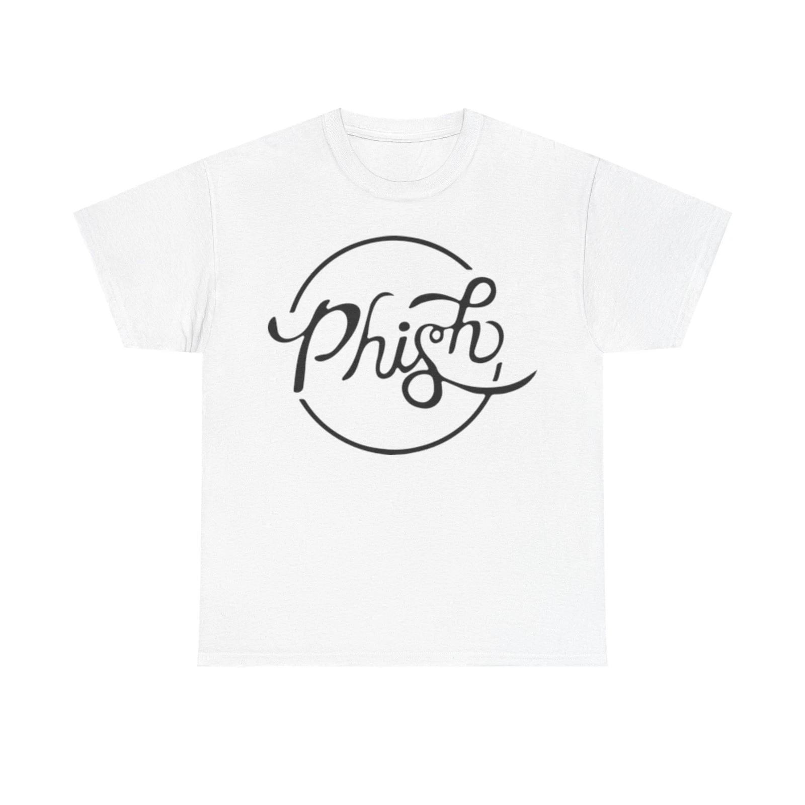 

Футболка Phish Винтажный Логотип Мерч Рок-Тур Унисекс Тяжелый Хлопок L
