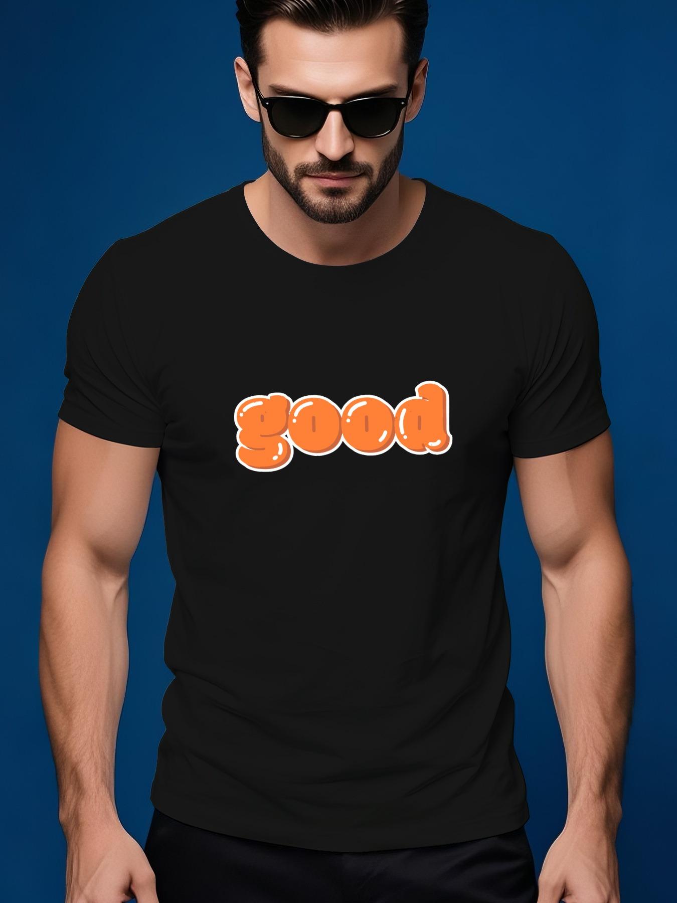 GOOD Graphic Tshirt Graphic Tee - Red Casual Summer Tshir... L