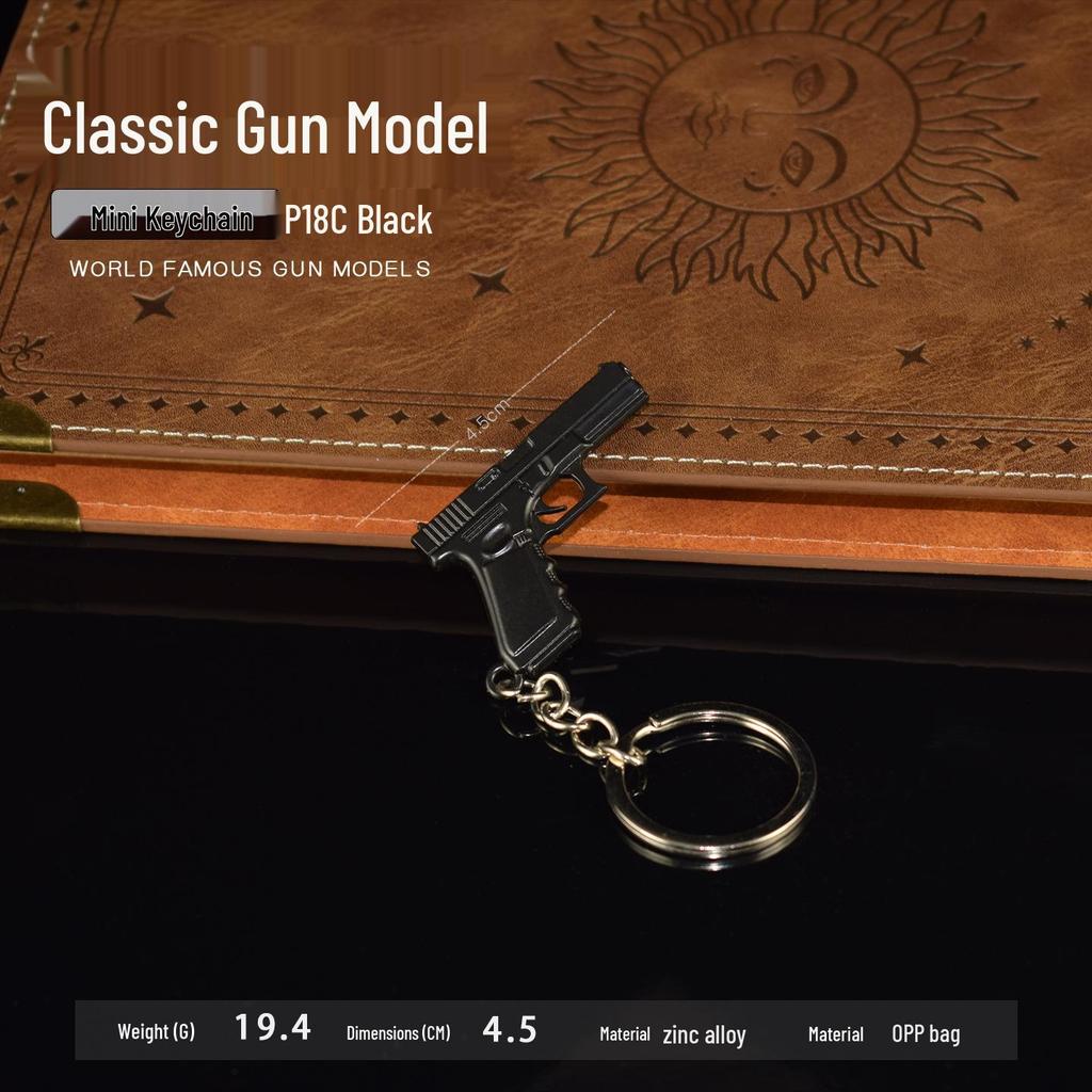 PUBG P18C Mini Metall Schlüsselanhänger Anhänger