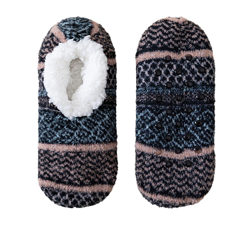 Unisex -Lined Thick Non- Socks for Indoor Home Winter Wear
