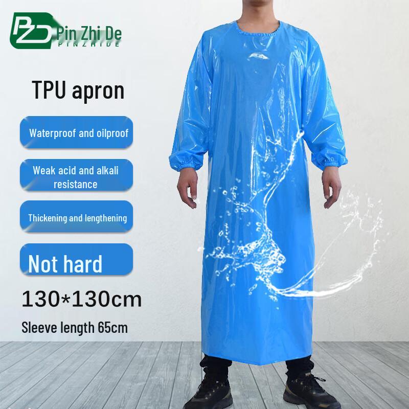 Waterproof TPU Long Sleeve Protective Apron