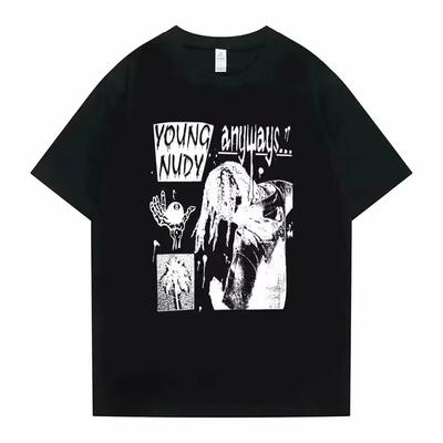 Hip Hop Playboi Carti Punk Is Not Ded Opium Saves Lives Print Tshirt Men Oversized T Shirt Cotton Tee Hip Hop T-shirt Topa