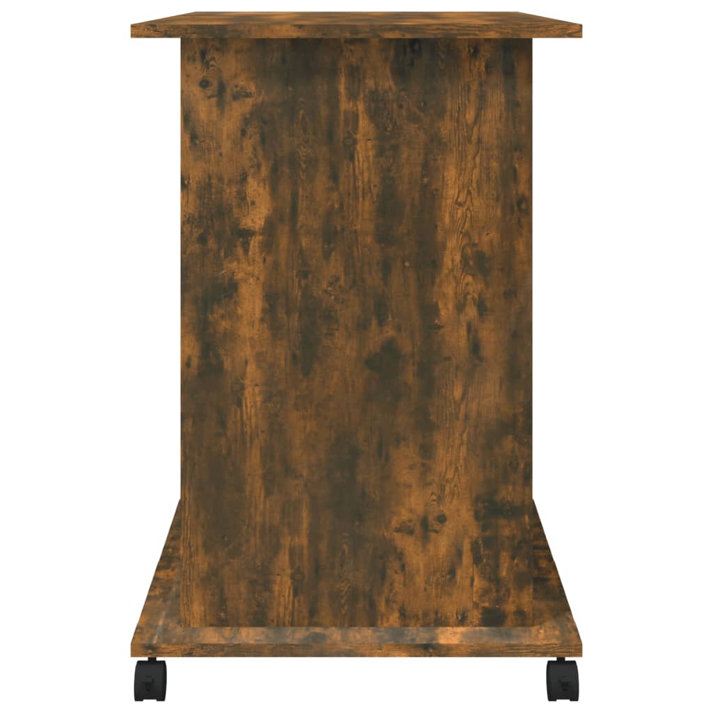 Smoke Oak Computer Desk 80 X 50 X 75 Cm Particleboard
