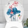 20*30CM Fresh Lotus Bathroom Toilet Seat Sticker Home Decor Room Wall Decal 2026 Christmas