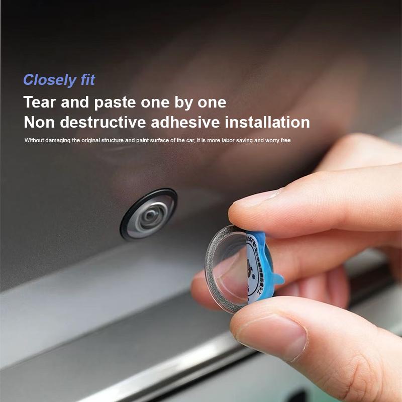 2Pcs Car Reverse Camera Cover Protective Sticker For s2 F150 Ranger Fiesta Focus Transit Mustang Mondeo MK2 MK3 MK7 Puma MAX s2