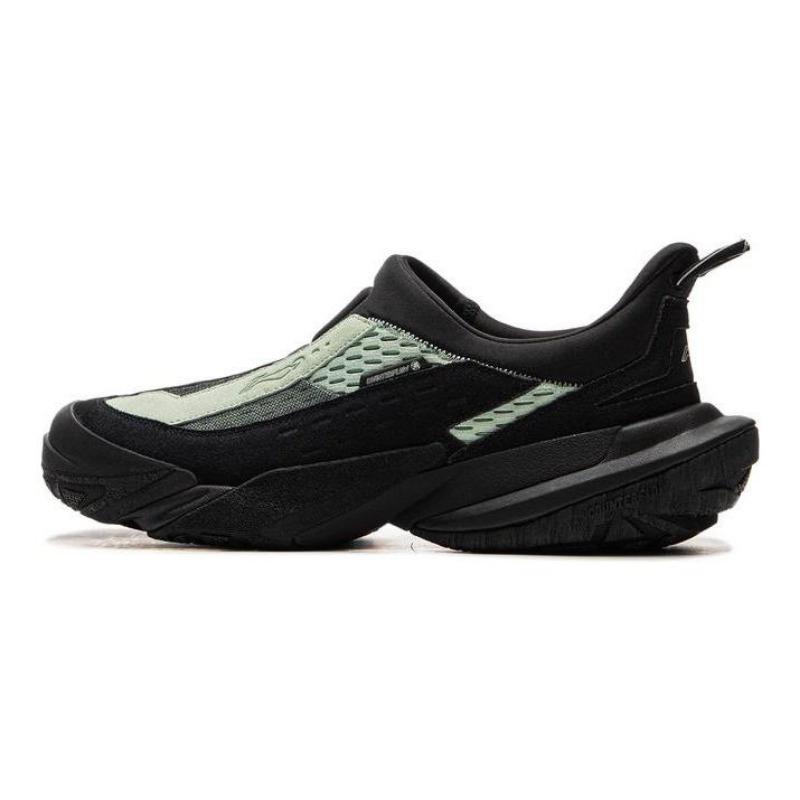 Li-Ning CF Shuxingshan lite Low Top Unisex Hiking Shoes Black Green AHCU035-6 36