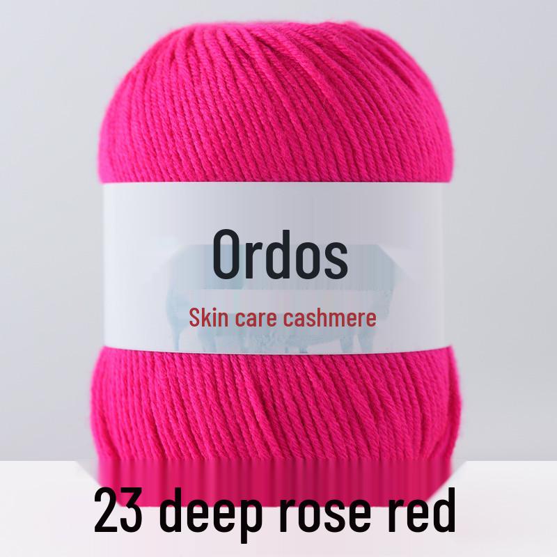 Genuine Baby Cashmere Yarn: Hand-Knitted Scarf for Infants & Toddlers, Medium Thick Milk Cotton for Crochet.