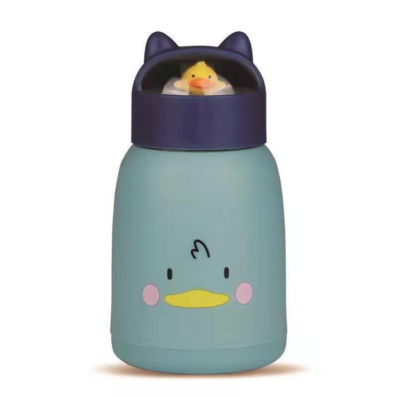 Cute Cartoon Pet Glass-Insulated Water Cup for Kids - High Temperature Resistant, Thick Plastic Shell, Portable Gift