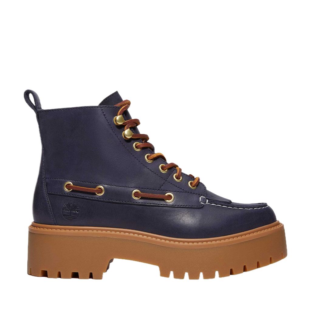 Timberland Stone Street Klasik Rahat Çok Yönlü Trend Kısa Outdoor Botları Kadın botları Mavi TB0A27YZEP1