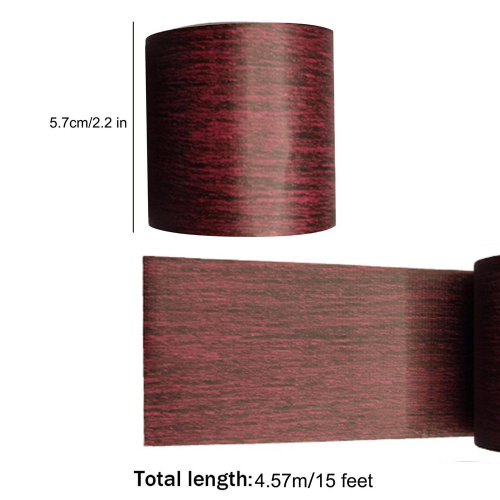 2.2X15" Wood Grain Repair Tape Self-Adhesive Renovation Sticker for Kitchen Cabinet Counter Bookshelf Mirror Furniture Restore
