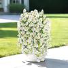 1/2Pcs Hanging Artificial Morning Glory UV Resistant Fake Flower Wedding Party Indoor Outdoor Garden Wall Hanging Faux Flower Decoration