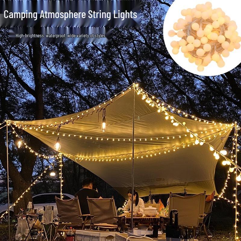 Solar Outdoor Camping Ambiance String Lights