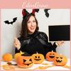 Halloween Party Photo Booth Decor 30pcs Paper Props For Festive Events