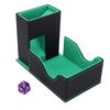 Dice Tower PU Leather Dice Box Foldable Portable Dice Rolling Case for Board Game