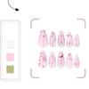 Press On Nail,Fake Nail Stick Glues On Nail False Nail Acrylic Nail Artificial False Nail for DIY Nail Art Designs