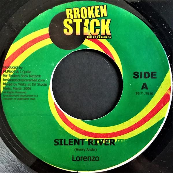 

7inch Record LORENZO / BLACK WARRIOR - Silent River / Put It Dong NONE Broken Stick Re 2000 Jamaica Reggae, Ska & Dub Used